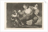 Plate 4 from the 'Disparates': Simpleton, ca. 1816-23 by Francisco Goya