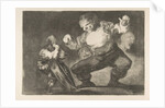 Plate 4 from the 'Disparates': Simpleton, ca. 1816-23 by Francisco Goya