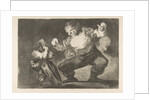 Plate 4 from the 'Disparates': Simpleton, ca. 1816-23 by Francisco Goya