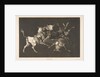Plate D from the 'Disparates': Fools-'or Little Bulls' - folly, ca. 1816-23 by Francisco Goya