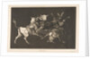 Plate D from the 'Disparates': Fools-'or Little Bulls' - folly, ca. 1816-23 by Francisco Goya