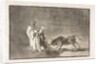 Plate 6 from 'The Tauromaquia':The Moors make a different play in the ring calling the bul…, 1816 by Francisco Goya