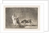 Plate 6 from 'The Tauromaquia':The Moors make a different play in the ring calling the bul…, 1816 by Francisco Goya