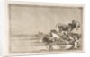 Plate 21 from the 'Tauromaquia': Dreadful events in the front rows of the ring at Madrid a…, 1816 by Francisco Goya