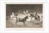 Plate 27 from the 'Tauromaquia': The celebrated picador, Fernando del Toro, draws the fier…, 1816 by Francisco Goya