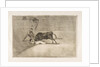 Plate 33 from the 'Tauromaquia': The unlucky death of Pepe Illo in the ring at Madrid., 1816 by Francisco Goya