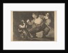 Plate 4 from the 'Disparates': Simpleton, ca. 1816-23 by Francisco Goya
