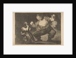 Plate 4 from the 'Disparates': Simpleton, ca. 1816-23 by Francisco Goya