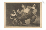 Plate 4 from the 'Disparates': Simpleton, ca. 1816-23 by Francisco Goya