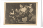 Plate 4 from the 'Disparates': Simpleton, ca. 1816-23 by Francisco Goya
