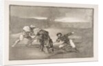 Plate 2 of the 'Tauromaquia': Another way of hunting on foot, 1816 by Francisco Goya
