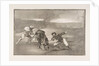 Plate 2 of the 'Tauromaquia': Another way of hunting on foot, 1816 by Francisco Goya