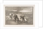 Plate 2 of the 'Tauromaquia': Another way of hunting on foot, 1816 by Francisco Goya