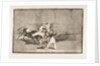 Plate 8 of the'Tauromaquia': A Moor caught by the bull in the ring, 1816 by Francisco Goya
