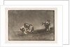 Plate 16 of the 'Tauromaquia': The same man throws a bull in the ring at Madrid., 1816 by Francisco Goya