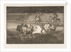 Plate 31 of the 'Tauromaquia': Banderillas with firecrackers., 1816 by Francisco Goya