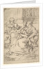 The Holy Family with Scriptural Scene in Background by Guido Reni