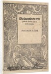 Saint John the Evangelist on Patmos, title page from Hymni de tempore et de sanctis, 1516 by Hans Baldung