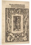 Title Border with Man in Armor in Center, 1513 by Hans Baldung
