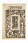 Title Border with Man in Armor in Center, 1513 by Hans Baldung