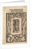 Title Border with Man in Armor in Center, 1513 by Hans Baldung