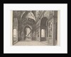 Perspective view of the interior of a hall, with cross-vault decorated with grot…, Published 1601 by Johannes van Doetecum I/Lucas van Doetecum