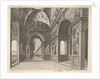 Perspective view of the interior of a hall, with cross-vault decorated with grot…, Published 1601 by Johannes van Doetecum I/Lucas van Doetecum