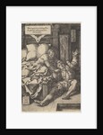Judge Herkinbald Cutting the Throat of his Nephew, 1553 by Heinrich Aldegrever
