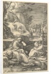 The Agony in the Garden, from The Passion of Christ, 1597 by Hendrik Goltzius