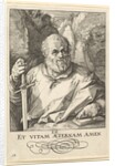 St. Matthias, from Christ, the Apostles and St. Paul with the Creed, ca. 1589 by Hendrik Goltzius