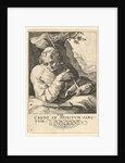 St. Matthew, from Christ, the Apostles and St. Paul with the Creed, ca. 1589 by Hendrik Goltzius