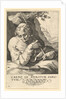 St. Matthew, from Christ, the Apostles and St. Paul with the Creed, ca. 1589 by Hendrik Goltzius
