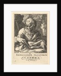 St. Simon, from Christ, the Apostles and St. Paul with the Creed, ca. 1589 by Hendrik Goltzius