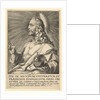 Christ, from Christ, the Apostles and St. Paul with the Creed, ca. 1589 by Hendrik Goltzius