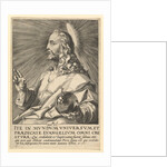 Christ, from Christ, the Apostles and St. Paul with the Creed, ca. 1589 by Hendrik Goltzius