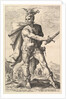 Mucius Scaevola, from the series The Roman Heroes, 1586 by Hendrik Goltzius