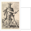 Mucius Scaevola, from the series The Roman Heroes, 1586 by Hendrik Goltzius