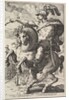 Marcus Curtius, from the series The Roman Heroes, 1586 by Hendrik Goltzius