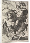 Marcus Curtius, from the series The Roman Heroes, 1586 by Hendrik Goltzius