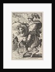 Marcus Curtius, from the series The Roman Heroes, 1586 by Hendrik Goltzius