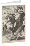 Marcus Curtius, from the series The Roman Heroes, 1586 by Hendrik Goltzius