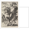Marcus Curtius, from the series The Roman Heroes, 1586 by Hendrik Goltzius
