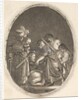 Salome receiving the head of John the Baptist, surrounded by three men and a child bea…, ca. 1610 by Hendrik Goudt