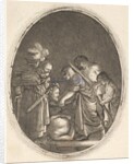 Salome receiving the head of John the Baptist, surrounded by three men and a child bea…, ca. 1610 by Hendrik Goudt