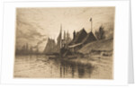 Evening, New York Harbor, 1884 by Henry Farrer