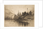 Evening, New York Harbor, 1884 by Henry Farrer