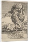 Judah with the Head of Adonibezek, from Willem van Haecht, Tyrannorum proemia, 1578, 1578 by Hieronymous Wierix