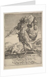Judah with the Head of Adonibezek, from Willem van Haecht, Tyrannorum proemia, 1578, 1578 by Hieronymous Wierix