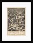 The Preparation of the Cross, before 1619 by Hieronymous Wierix