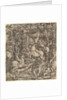 Battle between cavalry and infantry in a wood, 16th century by Hieronymus Hopfer